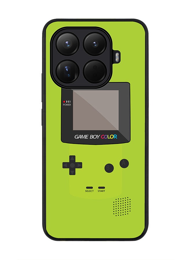 For Xiaomi 15T Pro Case,Slim fit Camera Protection, Shockproof Thin Phone cover  - Gameboy Color - Green